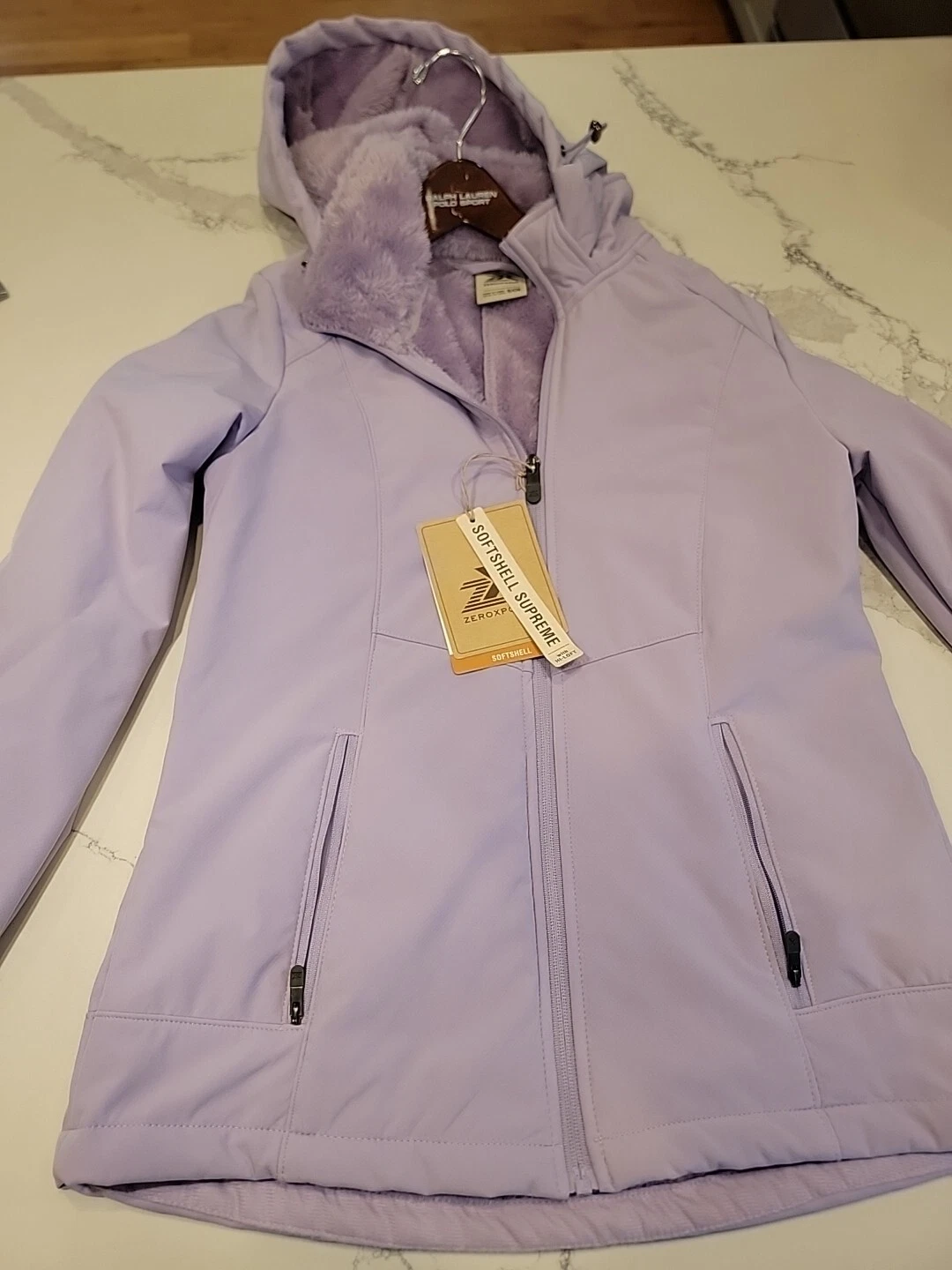 Petit manteau lilas violet clair suprême Softshell Zeroxposur