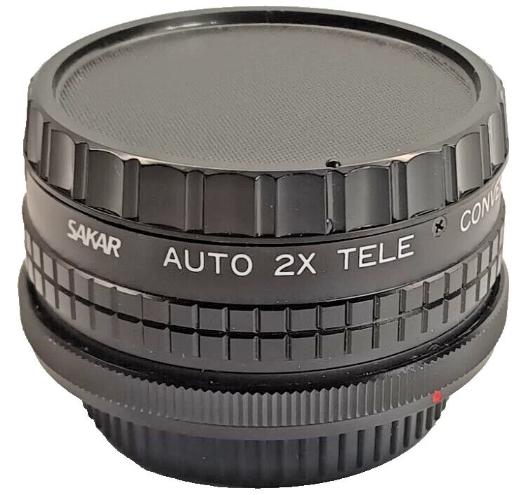 SAKAR 2X TELE CONVERTIDOR PARA CANON FD con tapa y estuche Foto 4 de 4
