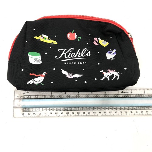 Kiehls Cosmetic Makeup Bag Limited Edition Marylou Faure Toiletry - Picture 5 of 7
