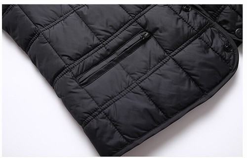 Men's Vest V-neck Down Waistcoat Winter Warm Sleeveless Casual Plus Size Button - Picture 9 of 13