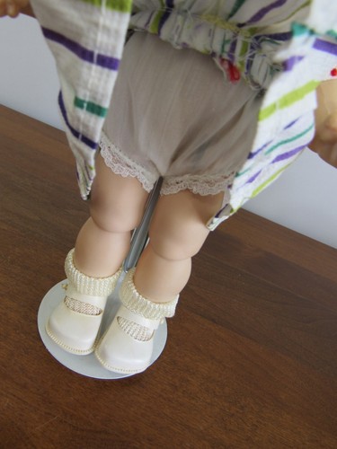 Vintage 1950s Littlest Angel Hard Plastic Walker Doll 10" Bent Knee - Picture 11 of 16