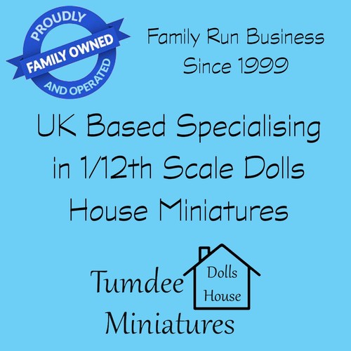 External Wooden Door & Frame Tumdee Dolls House 1:12 Scale DIY Accessory 02 - Picture 6 of 9