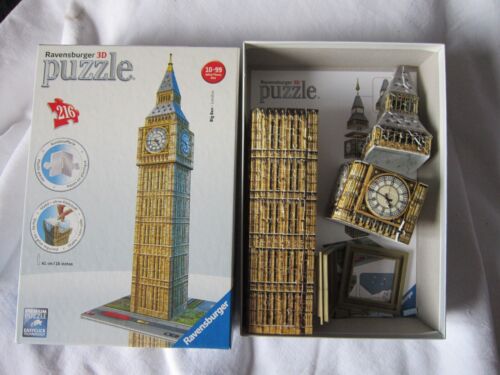 ravensburger 3D Puzzle Big Ben LONDON 216 Pieces JIGSAW - Picture 2 of 8
