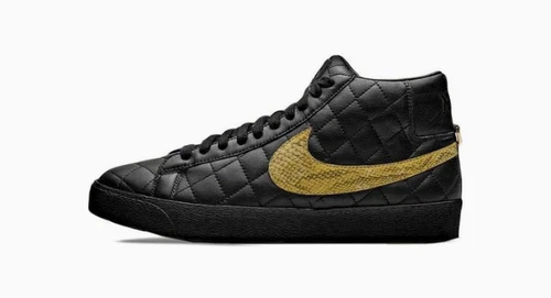 Sz 8.5 - Nike x Supreme Zoom SB Blazer Mid QS 'Black Snakeskin' DV5078-001