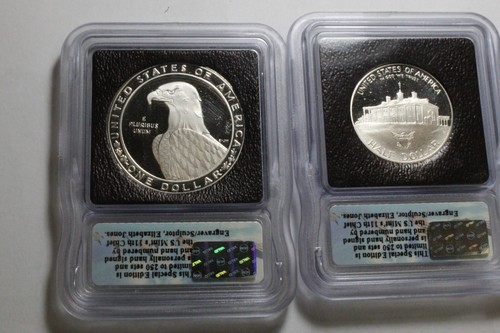 1982 D/S Washington Half Elizabeth Jones 1983 S Olympic Special Edition ICG PF69 - Picture 7 of 7