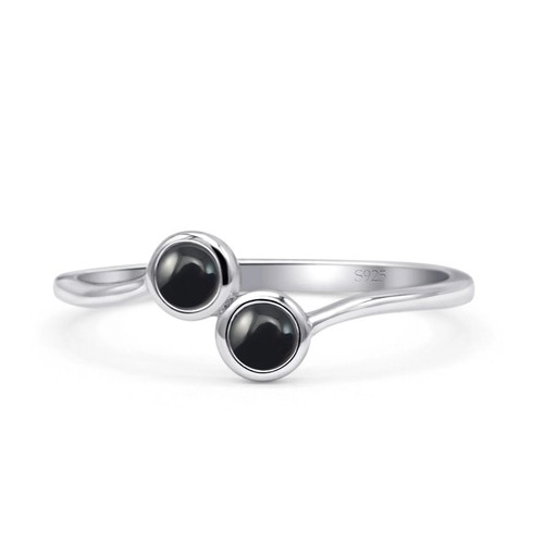 7 mm Neu Design Daumenring Rund Oxidiert Lab Created 925 Sterling Silber - Bild 13 von 48