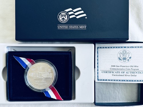 2006-S San Francisco Old Mint Uncirculated Silver Dollar OGP & COA - Bild 2 von 4