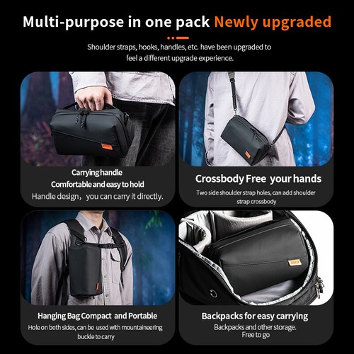 Carry Case for DJI Pocket 3/Action 5 Pro/Insta360 X4 Portable Travel Storage Bag - Picture 8 of 14