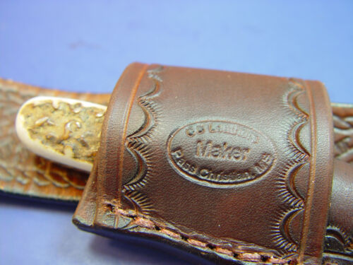 Custom Leather Crossdraw Sheath for ANZA TW-FE - Picture 2 of 4
