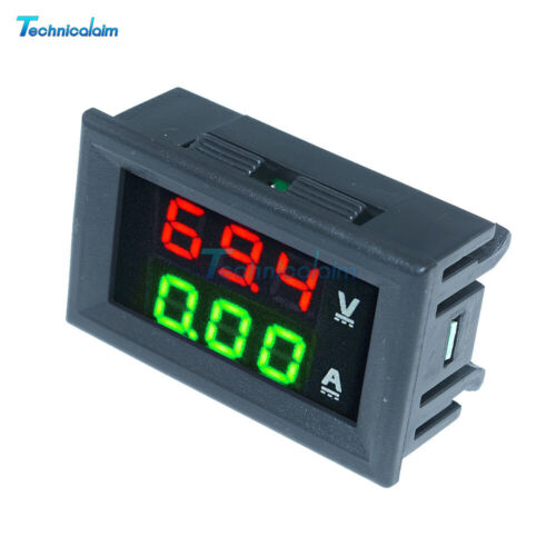 100V 10A Voltmeter Amperemeter LED Dual Digital Volt Amp Meter Anzeige DC NEW - Bild 3 von 24