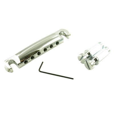TonePros  Black Locking Import Stop Tailpiece fits Epiphone & ESP Schecter T1Z-C