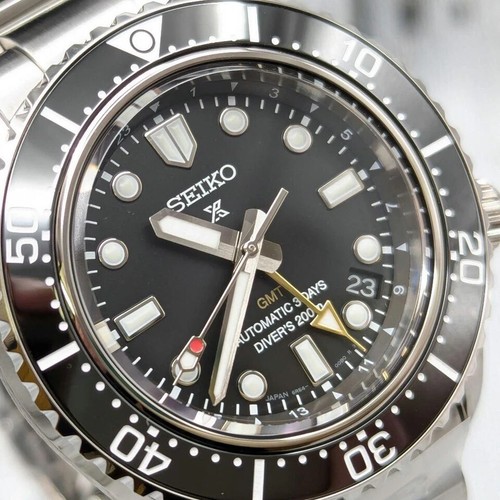 Seiko GMT Diver Watch SBEJ011 Prospex Mechanical, Blue Dial, Warranty Included - 第 5/8 張圖片