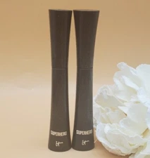 2~It Cosmetics Superhero Elastic Stretch Volumizing Mascara Super Black 0.30 fl 