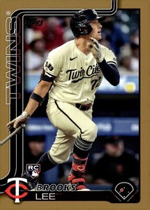 2025 Topps Series 1 - Brooks Lee #317 Gold /2025 (RC)