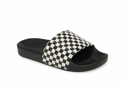 vans sandals checkered