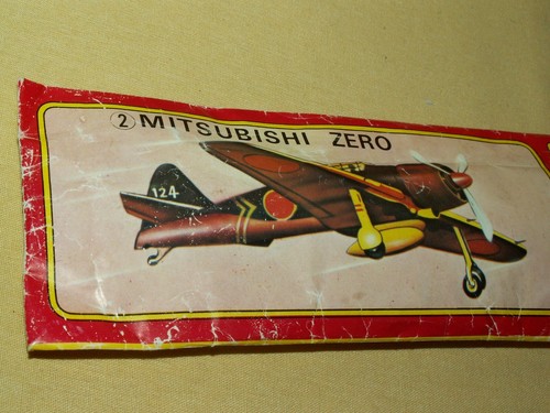 MITSUBISHI ZERO POWER PROP FLY GLIDER FAO NEGRO 1343-0366 TAIWAN FIGHTER. - Imagen 6 de 8