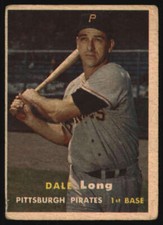 1957 Topps #3 Dale Long FAIR Pirates 568200