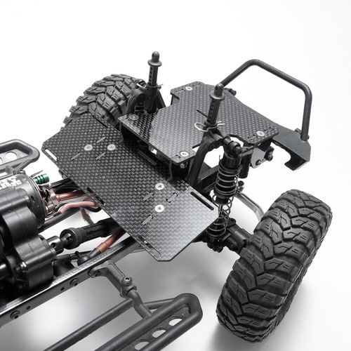 Carbon Fiber Front Battery Holder Mount Plate For SCX10 SCX10 II 1/10 RC Crawler - Picture 7 of 14