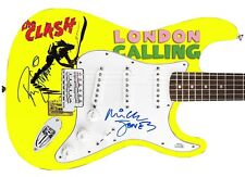 The Clash Autographed Fender 1/1 London Calling Lp Cd Graphics Photo Guitar ACOA The Clash Autographed Fender 1/1 London Calling Lp Cd Graphics Photo Guitar ACOA