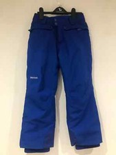 Marmot Kids Unisex Blue Snow Ski Pants ,Size Medium, 8-10 Years