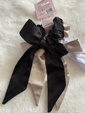 The Vintage Cosmetics Company Hair Scrunchie Accessory Ponytail Holder Set 3 NEW