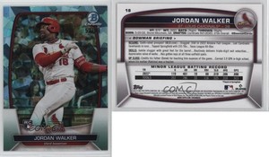 2023 Bowman Chrome Sapphire Edition Aqua /99 Jordan Walker #18 Rookie RC