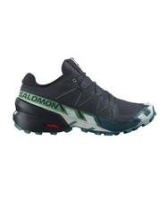 Salomon Speedcross 6 Trail Runner - Carbon/Tahiti Tide - L47465300 Expeditedship