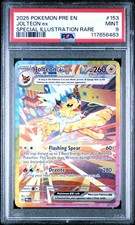 2025 Pokemon PRE EN Special Illustration Rare Jolteon ex #153 PSA 9