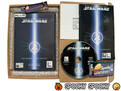 Star Wars Jedi Knight II Jedi Outcast PC CD - sehr guter Zustand CIB mit Reg - Tracked