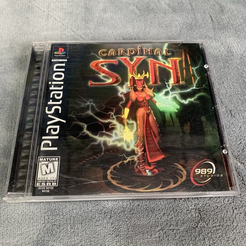Cardinal Syn (Sony PlayStation 1, 1998) Completo con Tarjeta de Registro Manual - Imagen 1 de 9