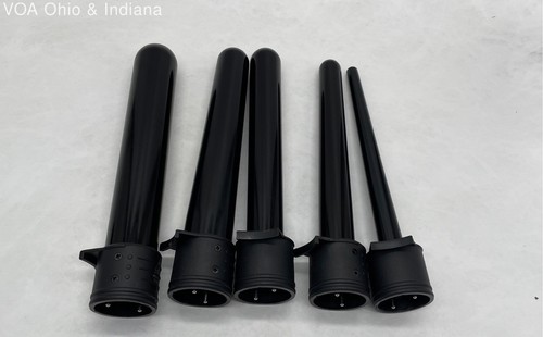 Homitt 5 In 1 Curling Wand W/ 5 Interchangeable Barrels & Heat Protective Glove - Picture 6 of 11