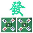 3 stücke Mahjong Shaped Kuchen Ornamente Chic Mahjong Kuchen Decor Zarte Kuchen