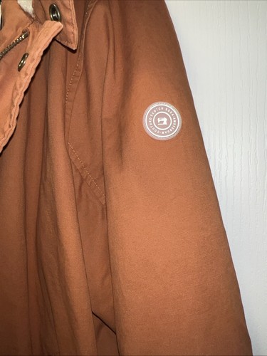 Scotch & Soda Men's Classic Hooded Warm Parka Ocher Size XL - Picture 5 of 8