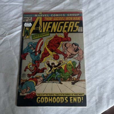 Avengers #97 Marvel Comics 1972 Roy Thomas Barry Windsor-Smith Invaders #