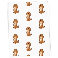 Geschenkpapier/Geschenkanhänger "Cockapoo Welpe" (GI053111)