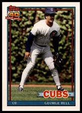 1991 Topps Traded #8T George Bell