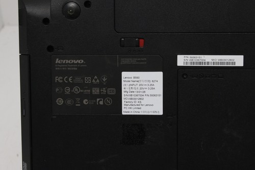 Lenovo ThinkPad B590 Repuestos y Reparaciones y Repuestos Sin Ram Sin HDD - Imagen 11 de 12