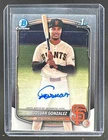 Josuar Gonzalez 2025 Bowman Chrome #CPA-JD 1st Prospect RC Auto