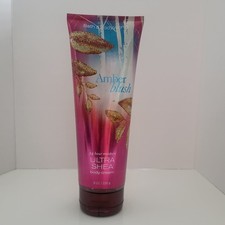 Bath  Body Works Amber Blush Body Cream Ultra Shea 24 Hour Moisture 8 oz New