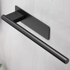 Self Adhesive Towel Rail Hand Towel Holder 304 Stainless Steel 28CM Matte Black