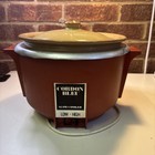Cordon Bleu Slow Cooker In Red Tested and Working 5.25 Pint 3 Litre