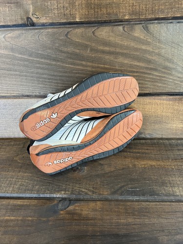 Adidas Buen Año Blanco y Marrón Cuero Tenis Zapatos Hombre Talla 10 - Imagen 11 de 16