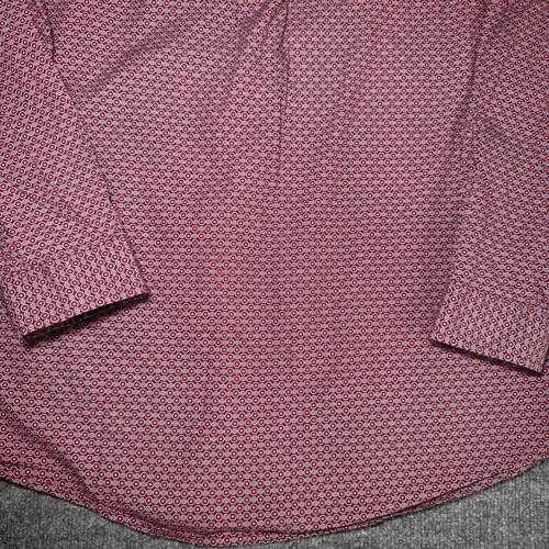 CINCH Shirt Mens XL Red Floral Geometric Western Button Down Casual - Picture 12 of 13