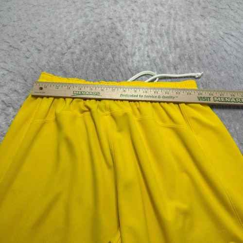Pantalones cortos de baloncesto Adidas Michigan Wolverines amarillos para hombre talla grande L - Imagen 12 de 13