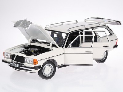 Mercedes S123 200 T 230 TE 240 TD T-Modell white diecast modelcar Norev 1:18