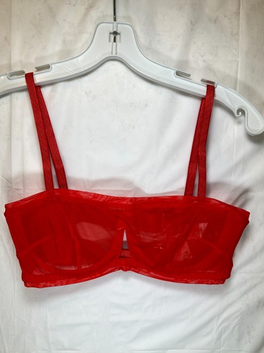 NWT We are HAH by Free People Wired Bra 30-38D Blood Orange - Picture 8 of 16