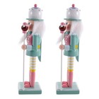 2 Pcs Nussknacker Soldat Weihnachtsnussknacker Weihnachts-Nussknacker-Figur