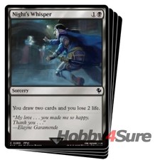 Night's Whisper X4 M/NM Magic: The Gathering MTG Final Fantasy Commander