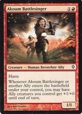 Akoum Battlesinger Worldwake Regular