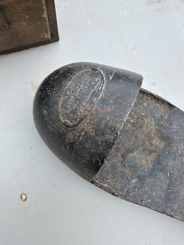 1890s Cast Iron Morse Boston Sandal Shoes Weights Diving Boot Nautical Sea - Picture 2 of 8
